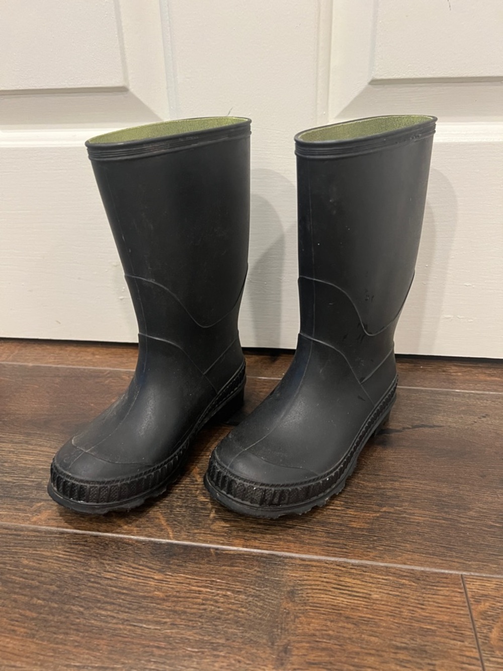 Kids Black Rain Boots - Size 11